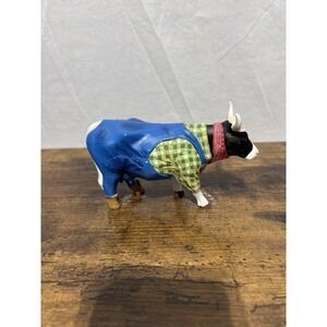 Cow Parade Farmer Cow Agriculture Figurine Sculpture #7763